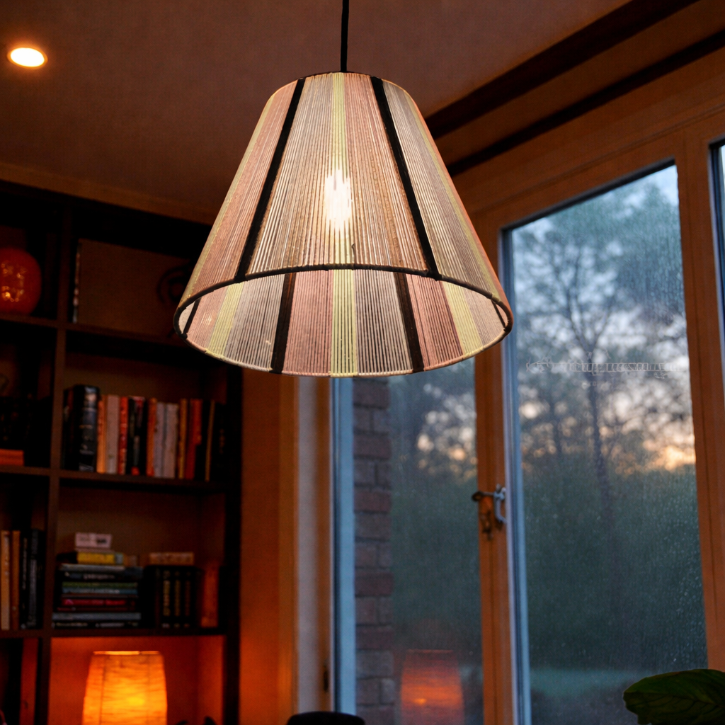 Twine Ray Pendant Lampshade - Image 2