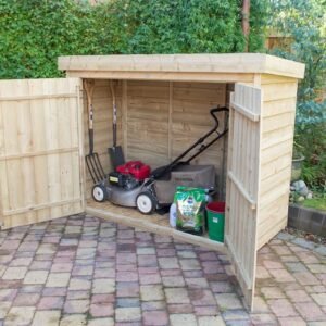 Pressure Treated Pent Large Outdoor Store